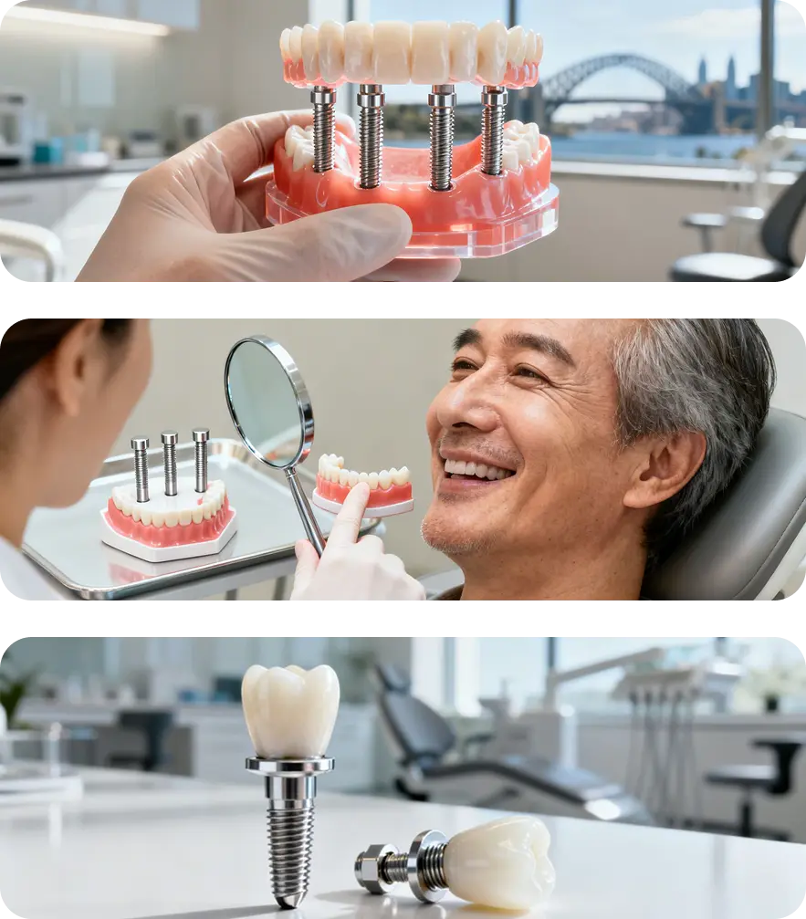 Dental implant consultations and procedures supporting confident patient treatment decisions.