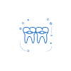 E-E-A-T signals icon building trust for cosmetic dental content.