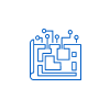 Structured location page architecture icon supporting dental SEO scalability