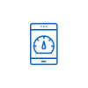Mobile speed optimization icon highlighting website performance improvements