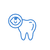 Pediatric dentistry marketing icon attracting families seeking children's dental care
