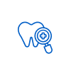 Cosmetic dentistry SEO icon promoting visibility for aesthetic dental treatments